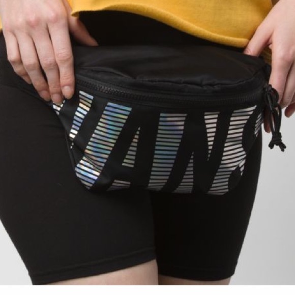 Vans Handbags - NWT VANS blinds holo fanny pack bum bag black